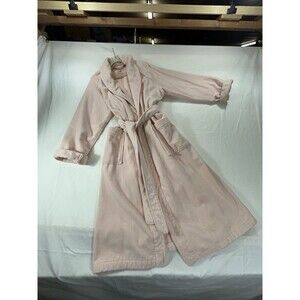 Frette 1860 Luxury Bath Robe XL Men Women Pink Cotton Shawl Collar 3733